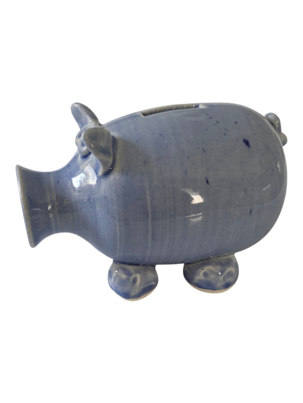 Vintage Pottery Piggy Bank - Picture 3 of 11